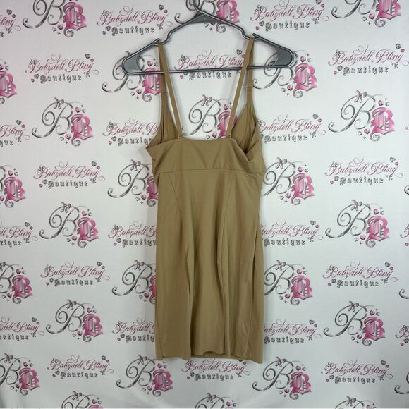 Flexees shapewear dress tank style straps adjustable bustier Beige Shapewear - Picture 2 of 9
